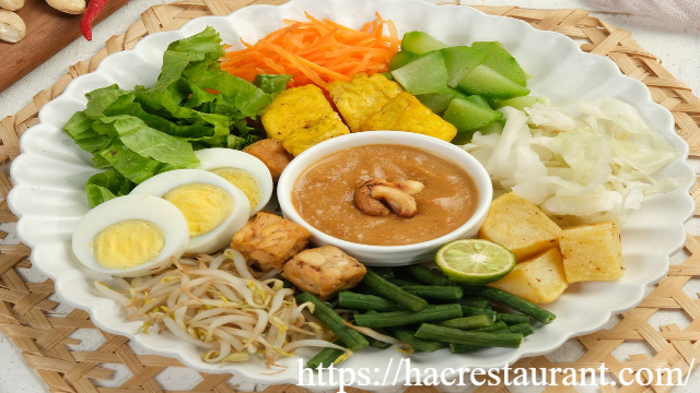 Meracik Bumbu Siram Sayuran Kacang Tanah